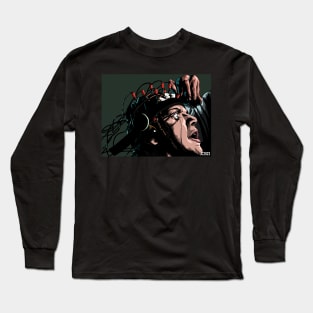 A Clockwork Orange "The Healthy Alternative" Alex DeLarge portrait (digital) Long Sleeve T-Shirt